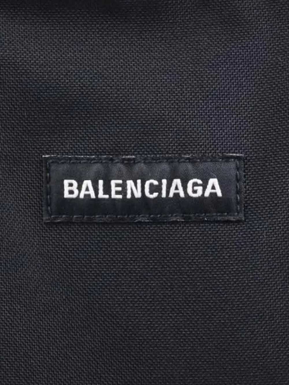 Auth BALENCIAGA Shoulder Bag Tote Bag Black Nylon - Picture 12 of 15